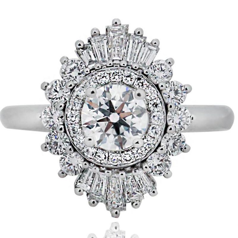 Emma white gold diamond engagement ring
