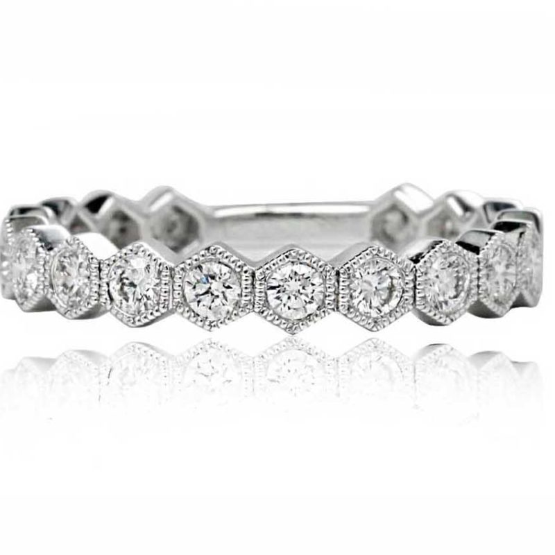 Platinum Custom made Diamond Band