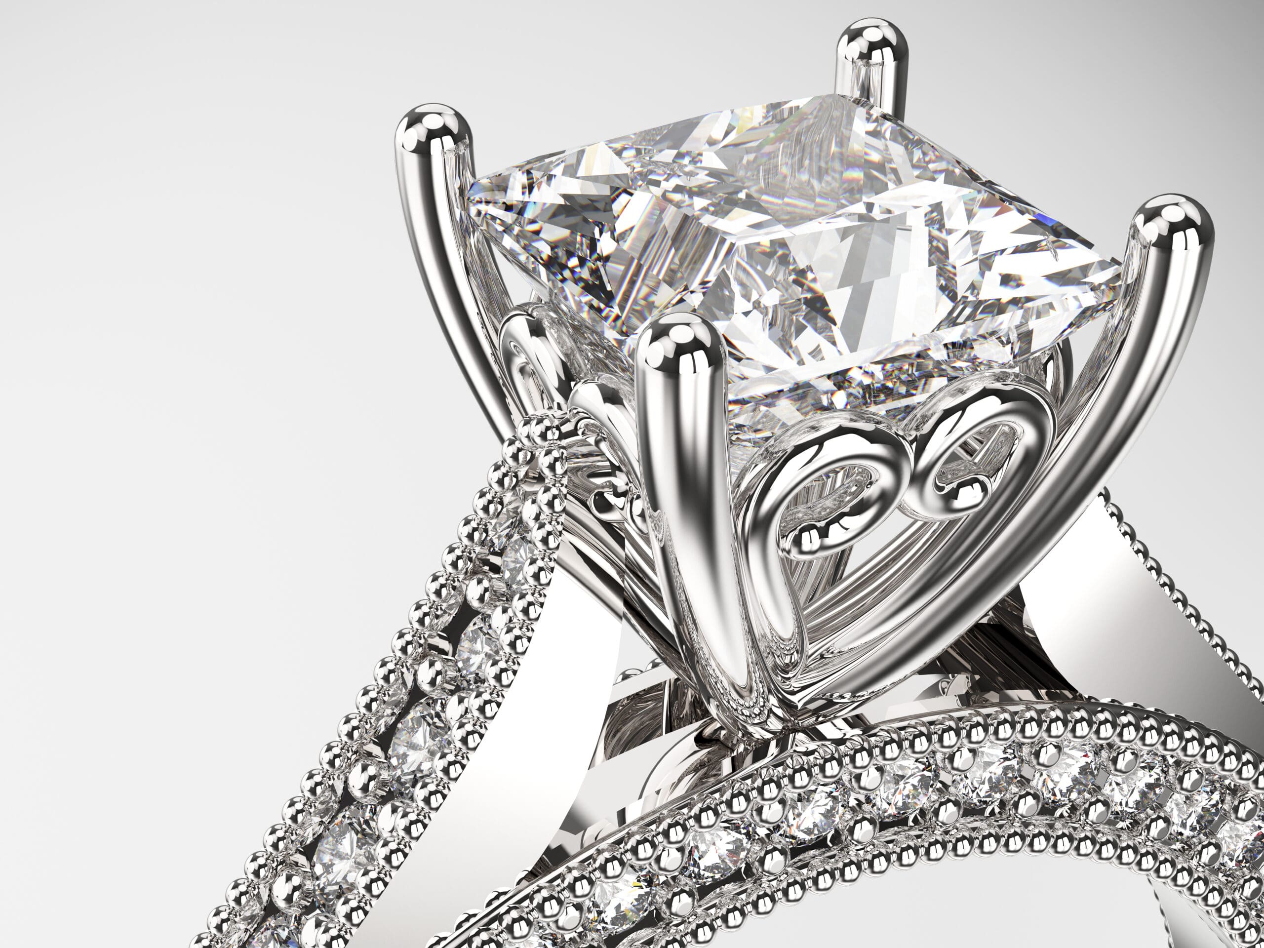 Platinum engagement rings